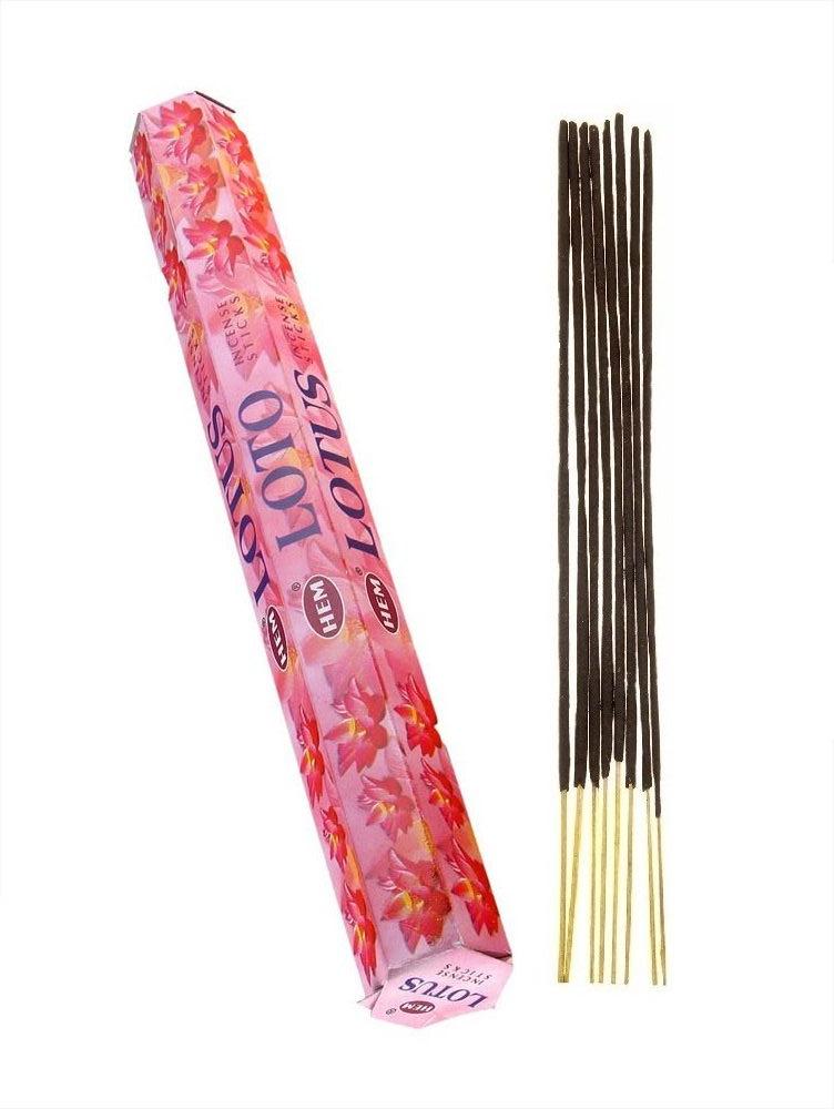 Hem Incense Sticks LOTUS (Благовония ЛОТОС, Хем), уп. 20 палочек.