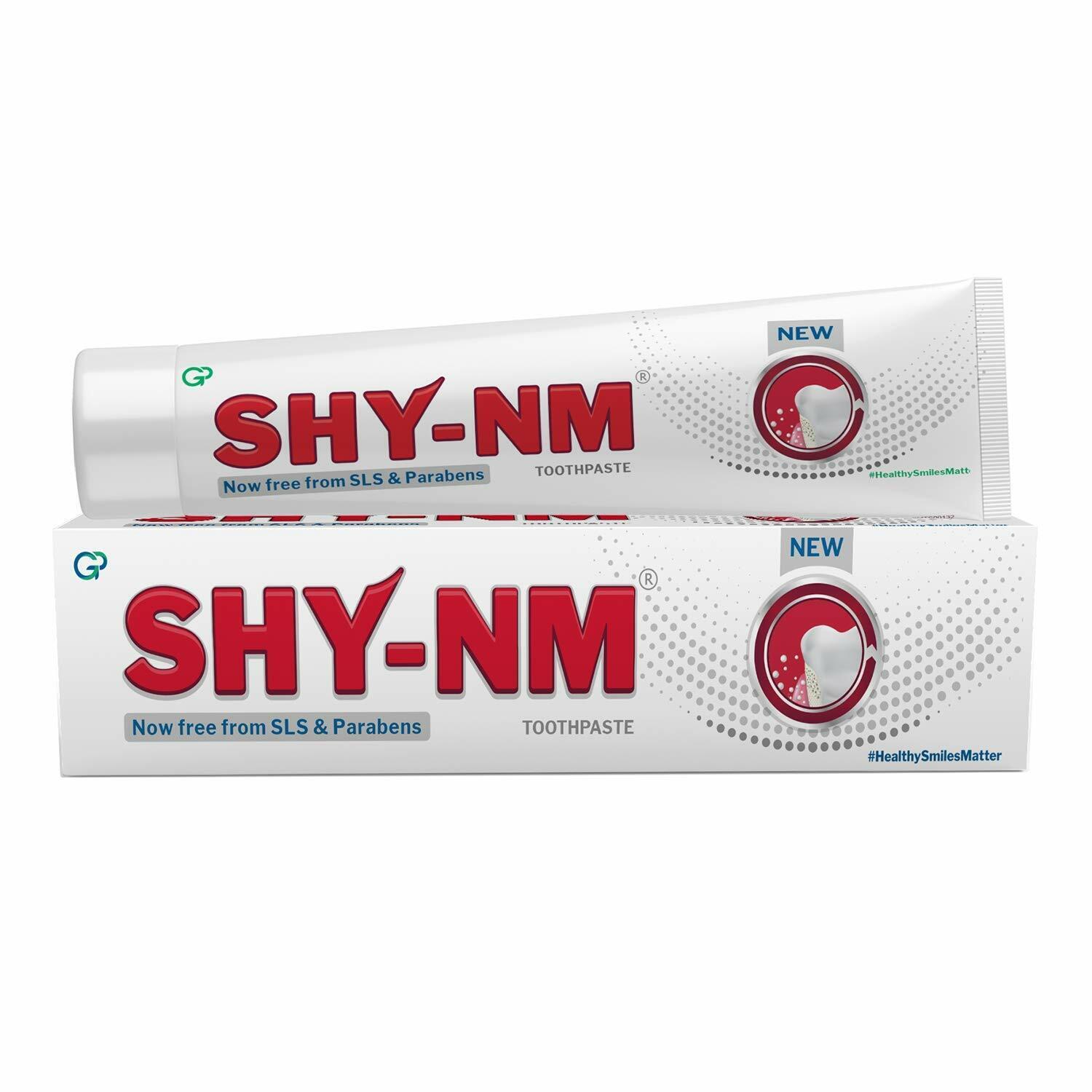 Toothpaste SHY - NM Shield Against Hypersensitivity Group Pharm. Ltd (Зубная паста ШАЙ - НМ Для чувствительных зубов Фармасьютикал ЛТД), 100 г.