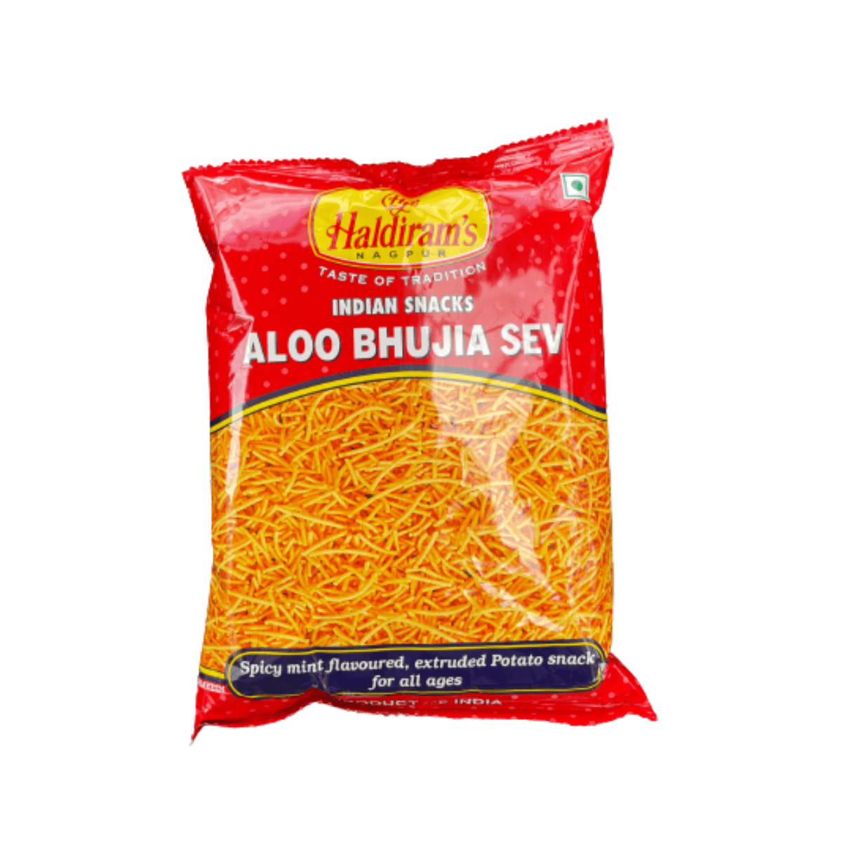 ALOO BHUJIA SEV, Haldiram’s (Снэк АЛУ БХУДЖИЯ СЕВ, Халдирамс), 150 г.