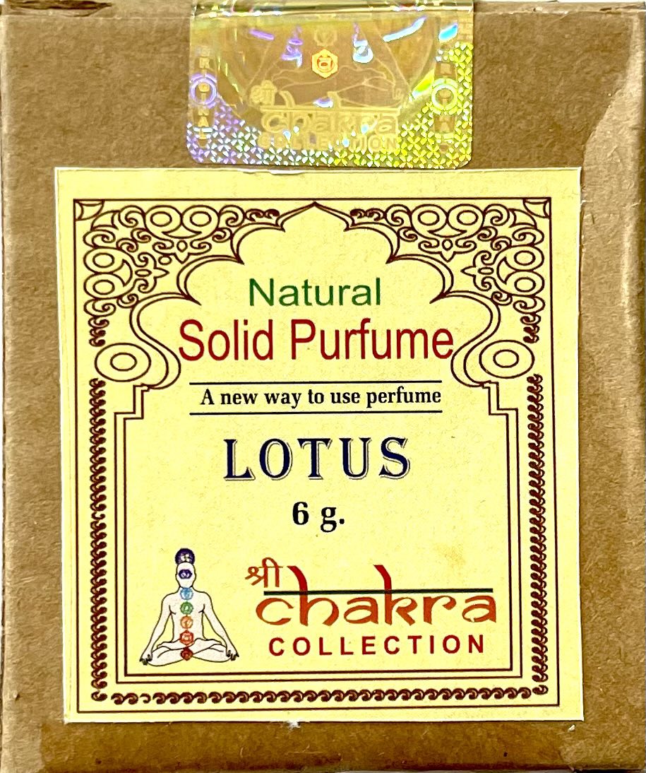 Natural Solid Perfume LOTUS, Shri Chakra (Натуральные твердые духи ЛОТОС, Шри Чакра), 6 г.