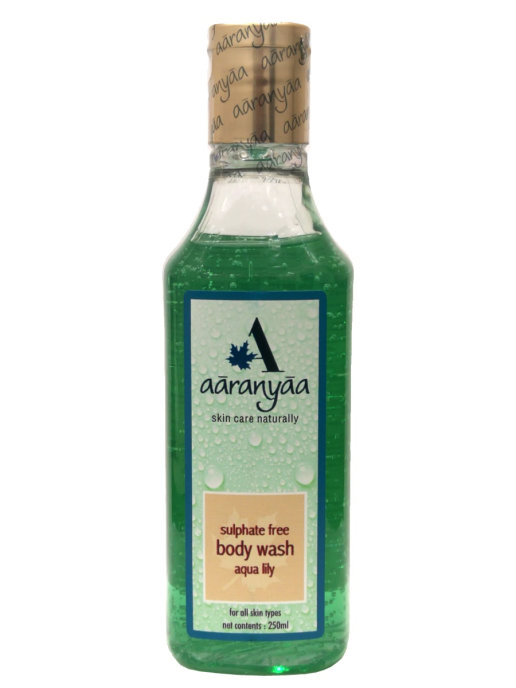 Sulphate Free BODY WASH aqua lily, Aaranyaa (Безсульфатный ГЕЛЬ ДЛЯ ДУША с Водяной Лилией, Аараньяа), 250 мл.
