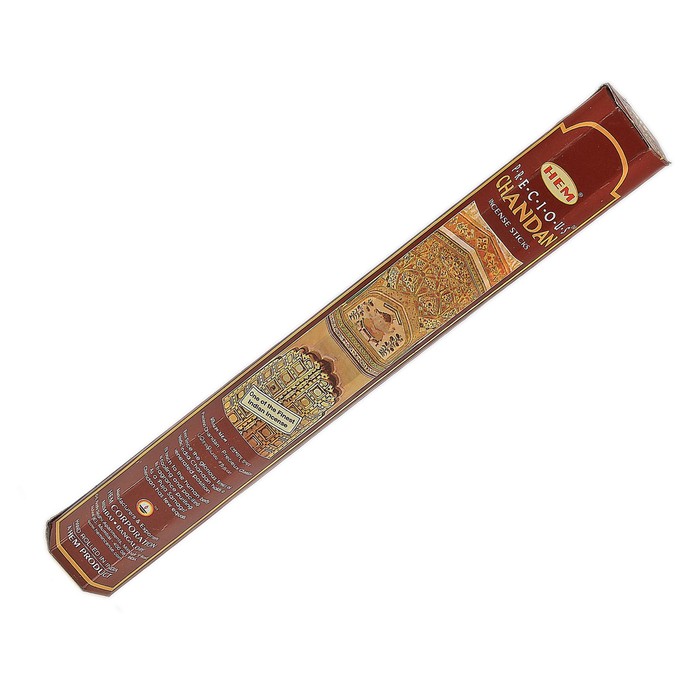 Hem Incense Sticks PRECIOUS CHANDAN (Благовония ДРАГОЦЕННЫЙ САНДАЛ, Хем), уп. 20 палочек.