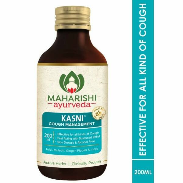 KASNI Cough Syrup, Maharishi Ayurveda (КАСНИ, Сироп от кашля, Махариши Аюрведа), 200 мл.