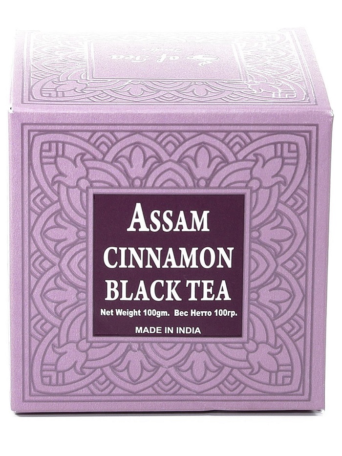 ASSAM Cinnamon BLACK TEA, Bharat Bazaar (АССАМ с Корицей, ЧЕРНЫЙ ЧАЙ, Бхарат Базар), 100 г.