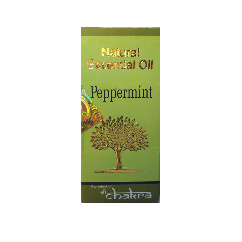 Natural Essential Oil PEPPERMINT, Shri Chakra (Натуральное эфирное масло ПЕРЕЧНАЯ МЯТА, Шри Чакра), 10 мл.
