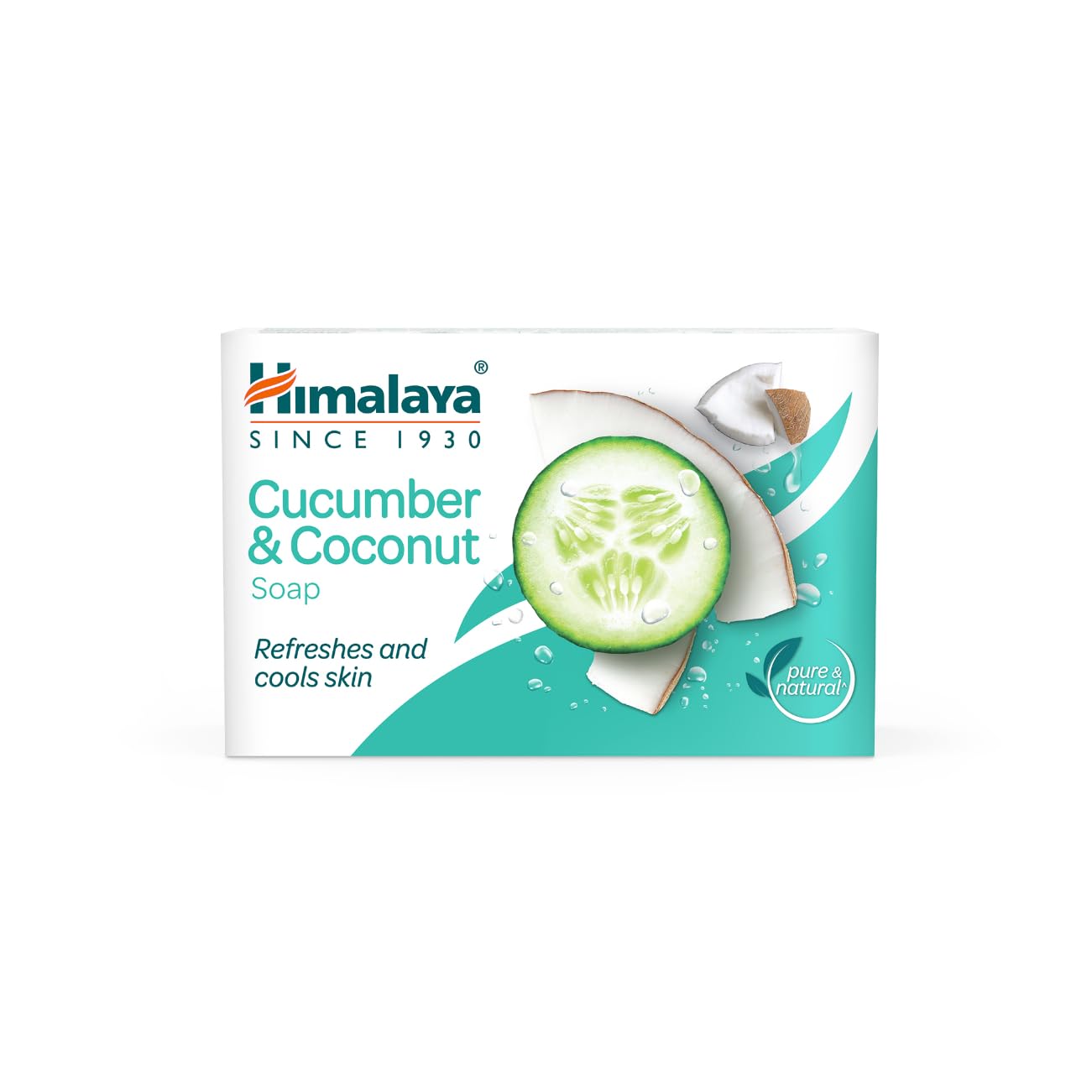 CUCUMBER & COCONUT Soap, Himalaya (ОГУРЕЦ и КОКОС мыло, освежает и омолаживает кожу, Хималая), 125 г.