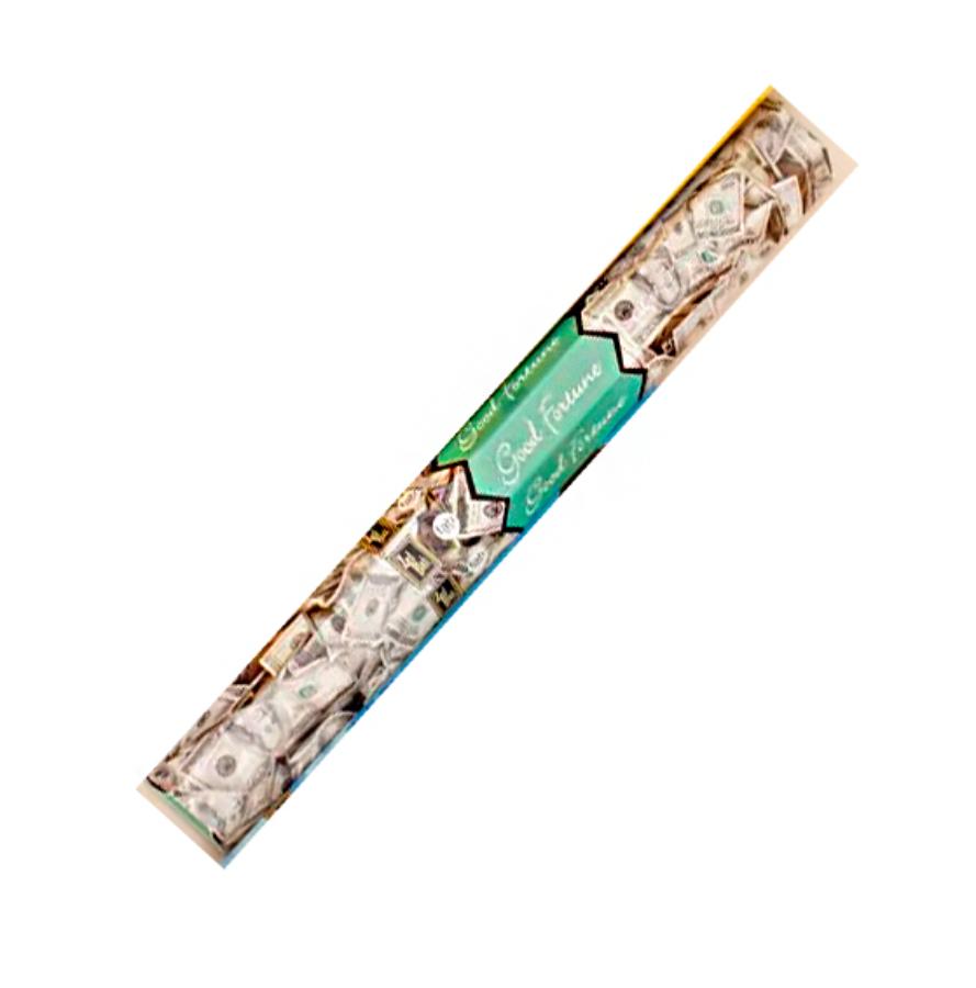 GOOD FORTUNE fab series, Premium Incense Sticks, Zed Black (ДОБРАЯ УДАЧА премиум благовония палочки, Зед Блэк), уп. 20 палочек.