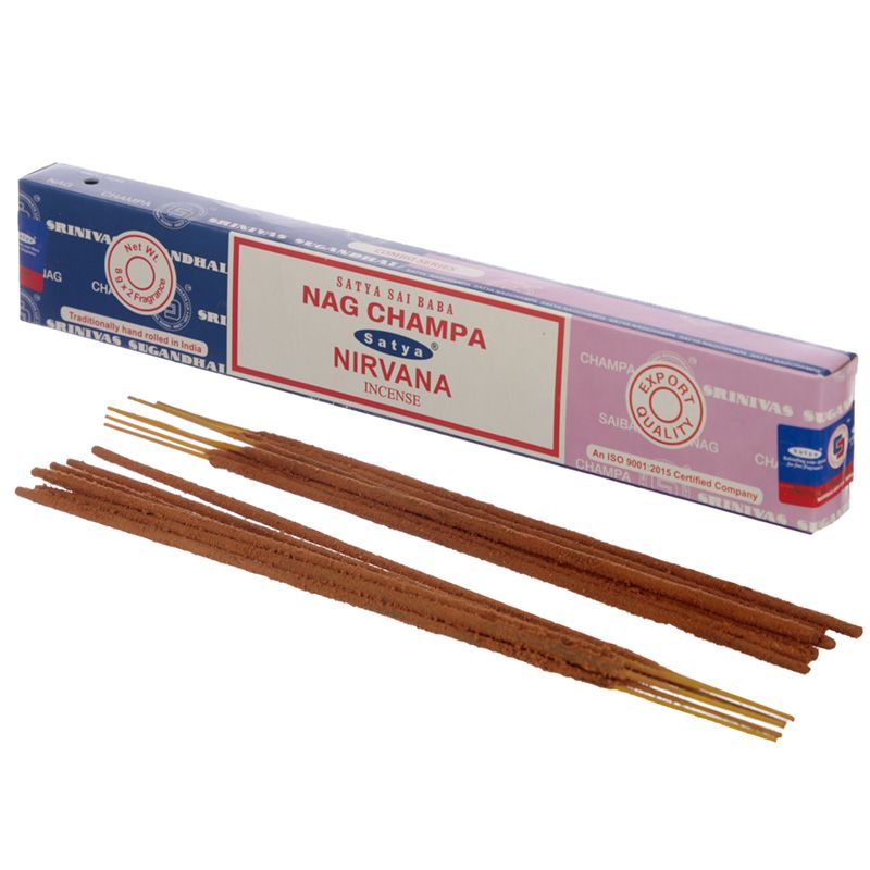 Satya COMBO NAG CHAMPA + NIRVANA (Благовония КОМБО НАГ ЧАМПА + НИРВАНА, Сатья), 16 г.