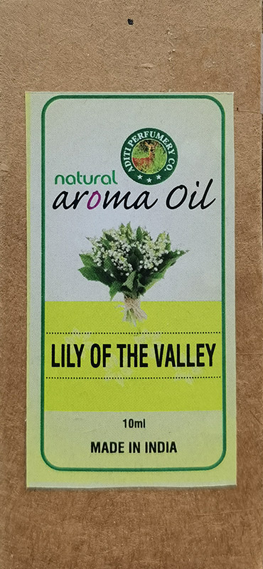 LILY OF THE VALLEY Natural Aroma Oil, Aditi Perfumery (ЛАНДЫШ натуральное ароматическое масло), 10 мл.