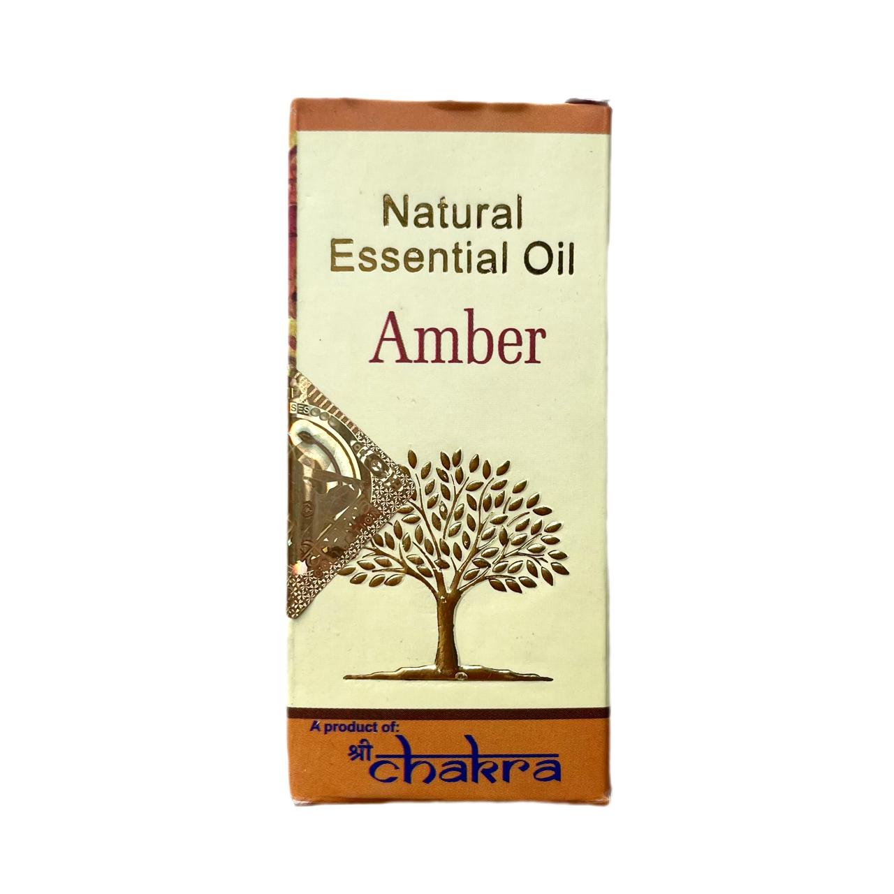 Natural Essential Oil AMBER, Shri Chakra (Натуральное эфирное масло АМБЕР, Шри Чакра), 10 мл.