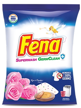 FENA Superwash Germ Clean, Rose & Chandan Fragrance (ФЕНА стиральный порошок, аромат розы и сандала), 1 кг.