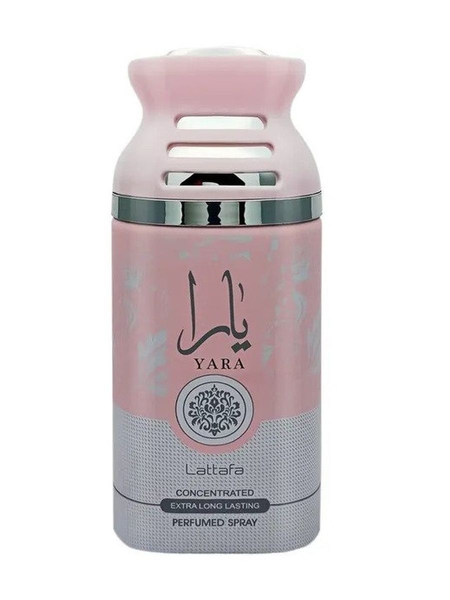 YARA Concentrated Extra Long Lasting Perfumed Spray, Lattafa (ЙАРА концентрированный экстра стойкий дезодорант, Латтафа), 250 мл.