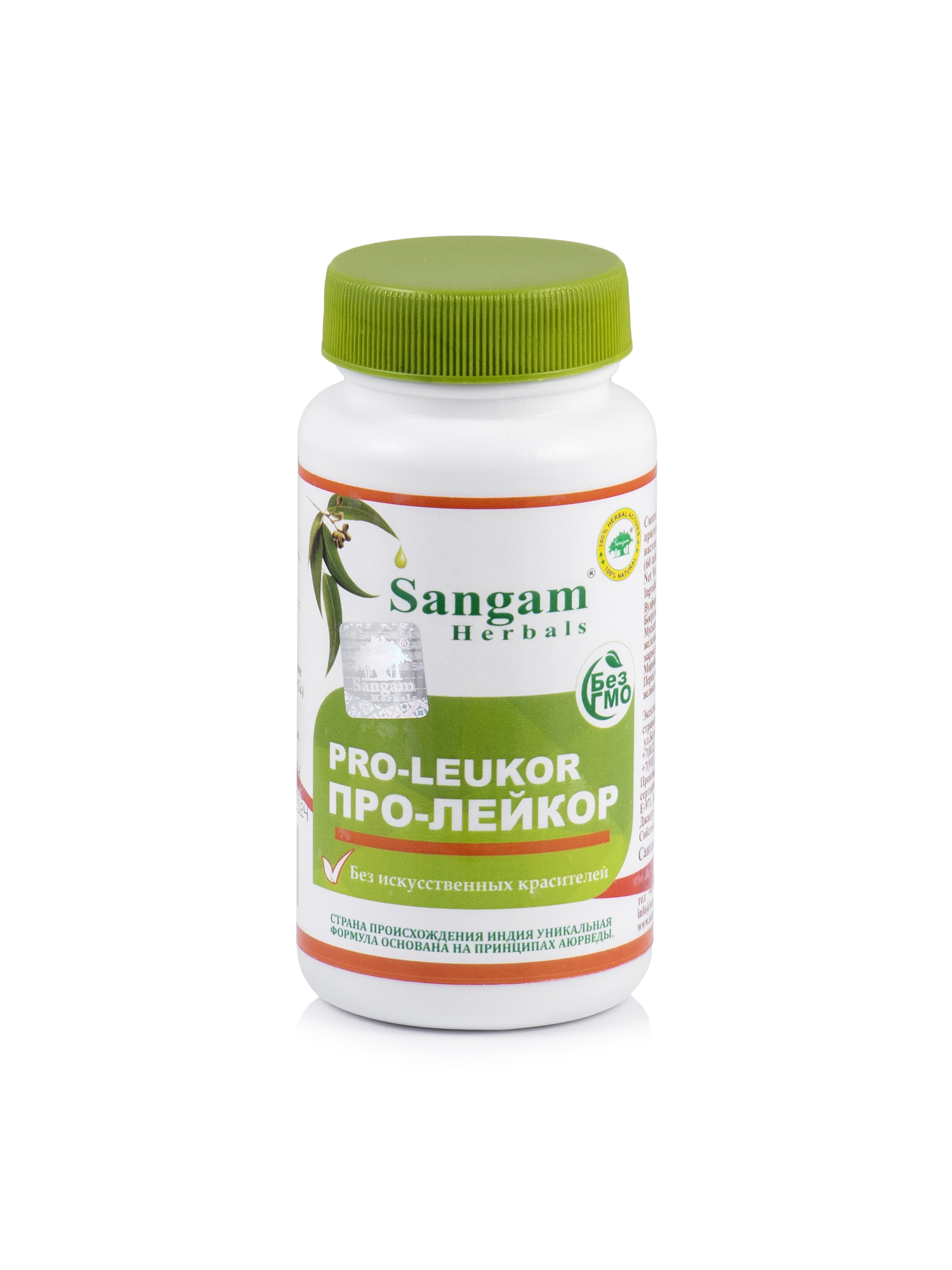 PRO-LEUKOR, Sangam Herbals (ПРО-ЛЕЙКОР, Сангам Хербалс), 60 таб. по 750 мг.