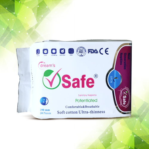Dream’s V SAFE Anion sanitary napkin (Анионовые прокладки ВИ СЭЙФ), 1 уп.
