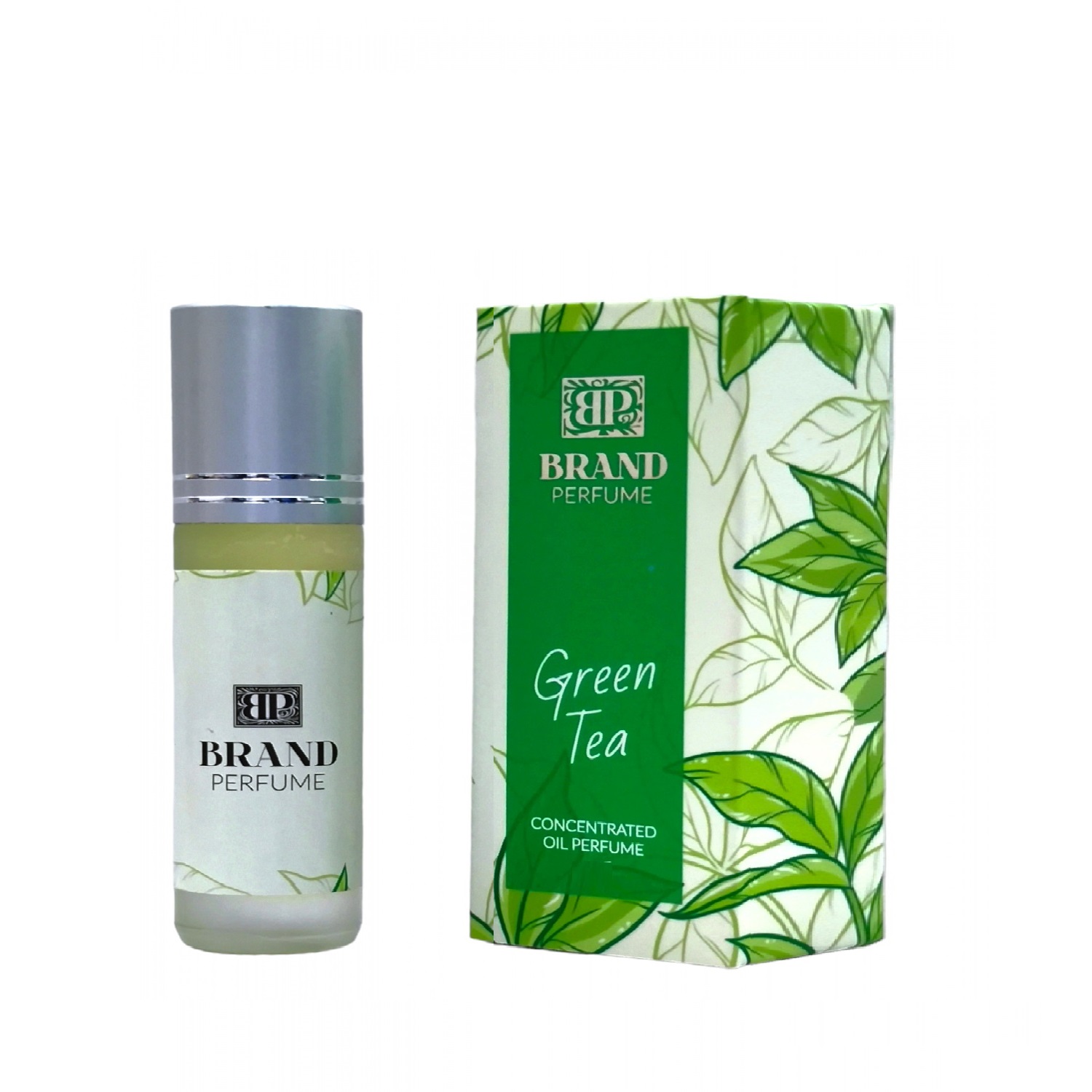 GREEN TEA Concentrated Oil Perfume, Brand Perfume (Концентрированные масляные духи), ролик, 3 мл.