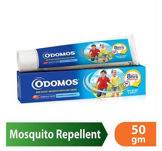 ODOMOS Mosquito repellent cream Dabur (Антимоскитный крем Одомос, Дабур), 50 г. -  СРОК ГОДНОСТИ ДО 31 МАРТА 2024 ГОДА