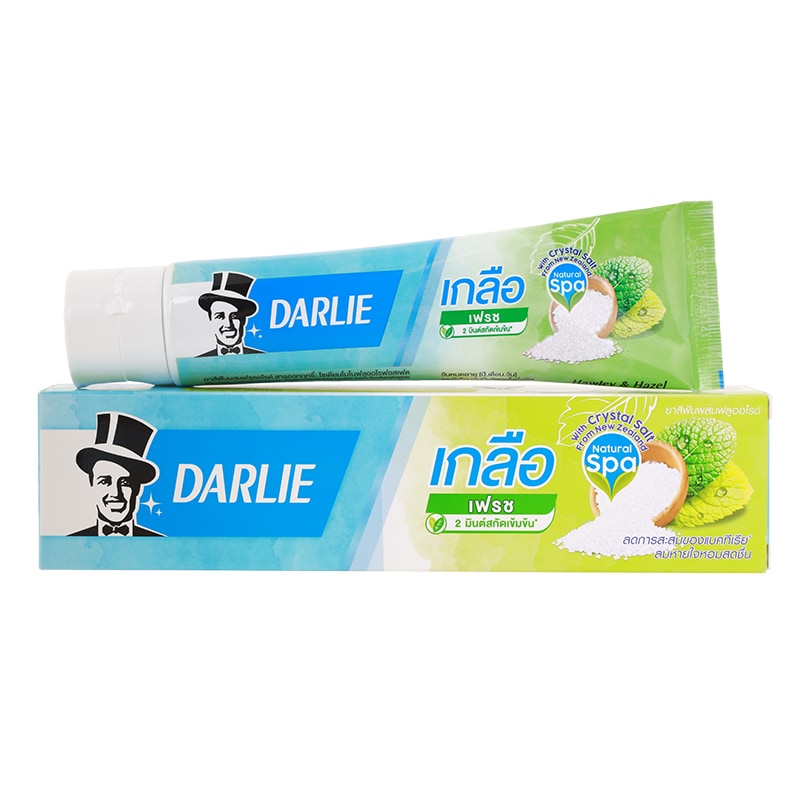 DARLIE Fresh Double Mints, SALT, Fluoride Toothpaste, 5 Star (Зубная паста с фтором, СОЛЬ И ДВОЙНАЯ МЯТА, Дарли), 35 г. - СРОК ГОДНОСТИ ДО 26 ИЮНЯ 2024 ГОДА