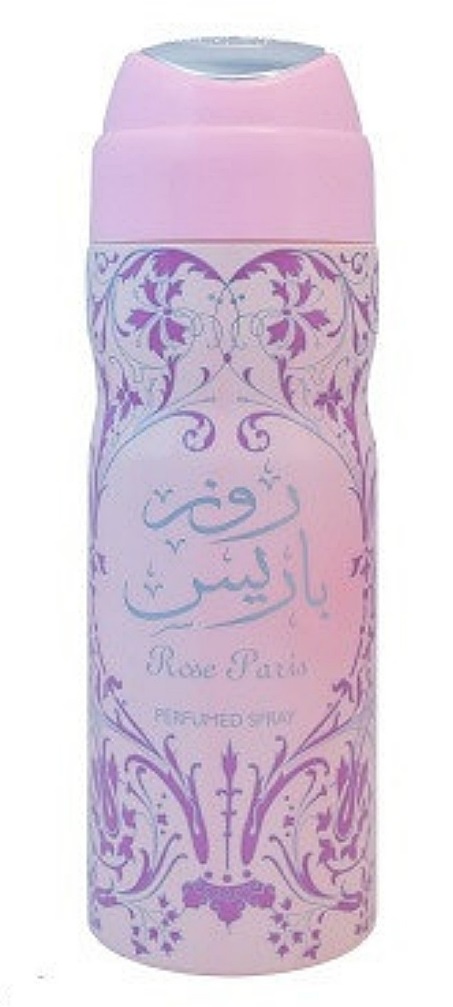 ROSE PARIS Perfumed Spray, Ard Al Zaafaran Trading (ПАРИЖСКАЯ РОЗА дезодорант, Ард Аль Заафаран), 200 мл.
