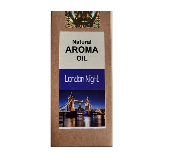 Natural Aroma Oil LONDON NIGHT, Shri Chakra (Натуральное ароматическое масло ЛОНДОНСКАЯ НОЧЬ, Шри Чакра), 10 мл.