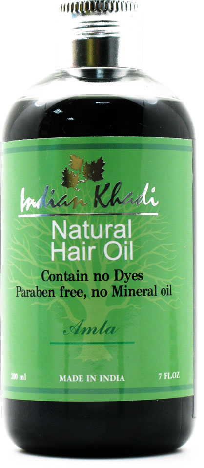 Natural Hair Oil AMLA, Indian Khadi (Натуральное масло для волос АМЛА, Индиан Кхади), 200 мл.