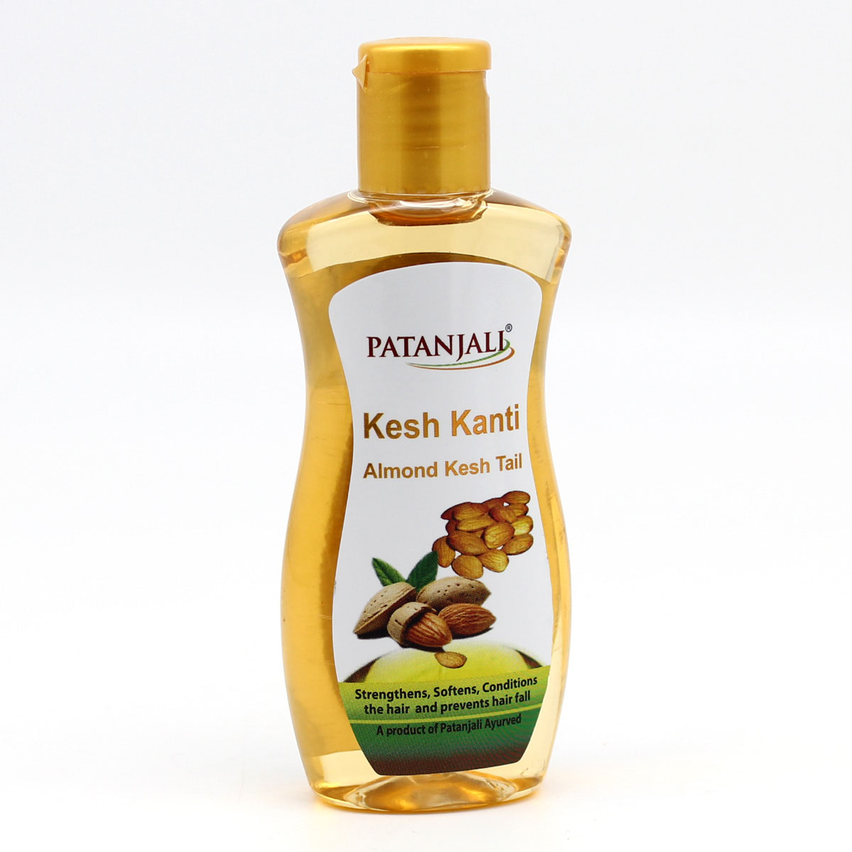 Kesh Kanti ALMOND KESH TAIL, Patanjali (Кеш канти МИНДАЛЬНОЕ МАСЛО  для волос, Патанджали), 200 мл.