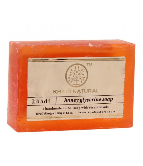 HONEY Glycerine Soap Khadi (Глицериновое мыло ручной работы МЕД, Кхади), 125 г.