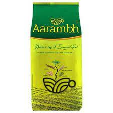 AARAMBH Flavoured Tea (ААРАМБХ гранулированный черный чай с добавлением Тулси, Мулетхи, Имбиря и Кардамона - для иммунитета), 250 г.