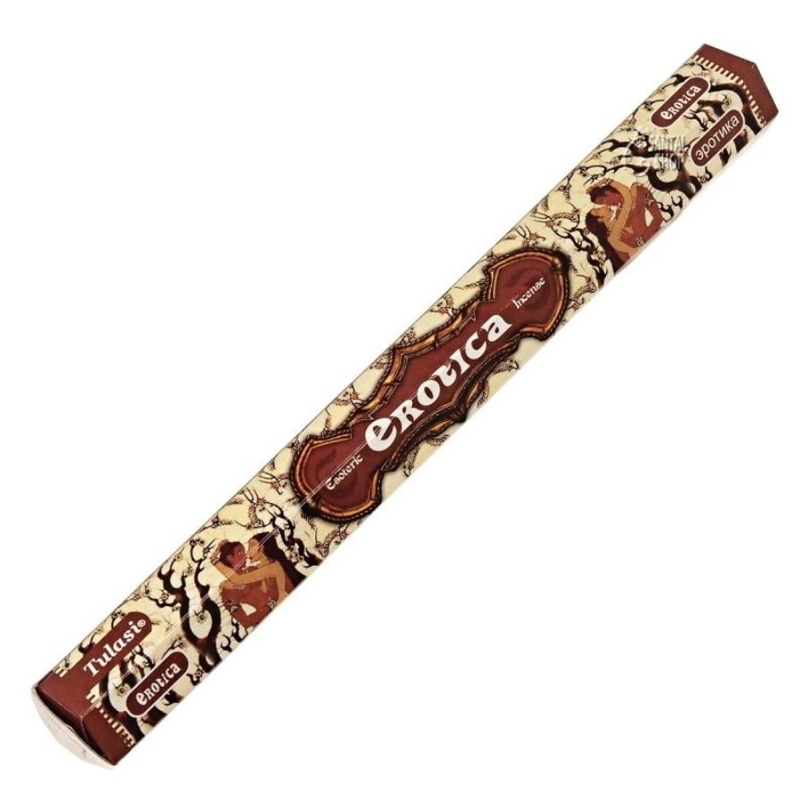 Tulasi EROTICA Esoteric Incense Sticks, Sarathi (Туласи благовония ЭРОТИКА, Саратхи), уп. 20 палочек.