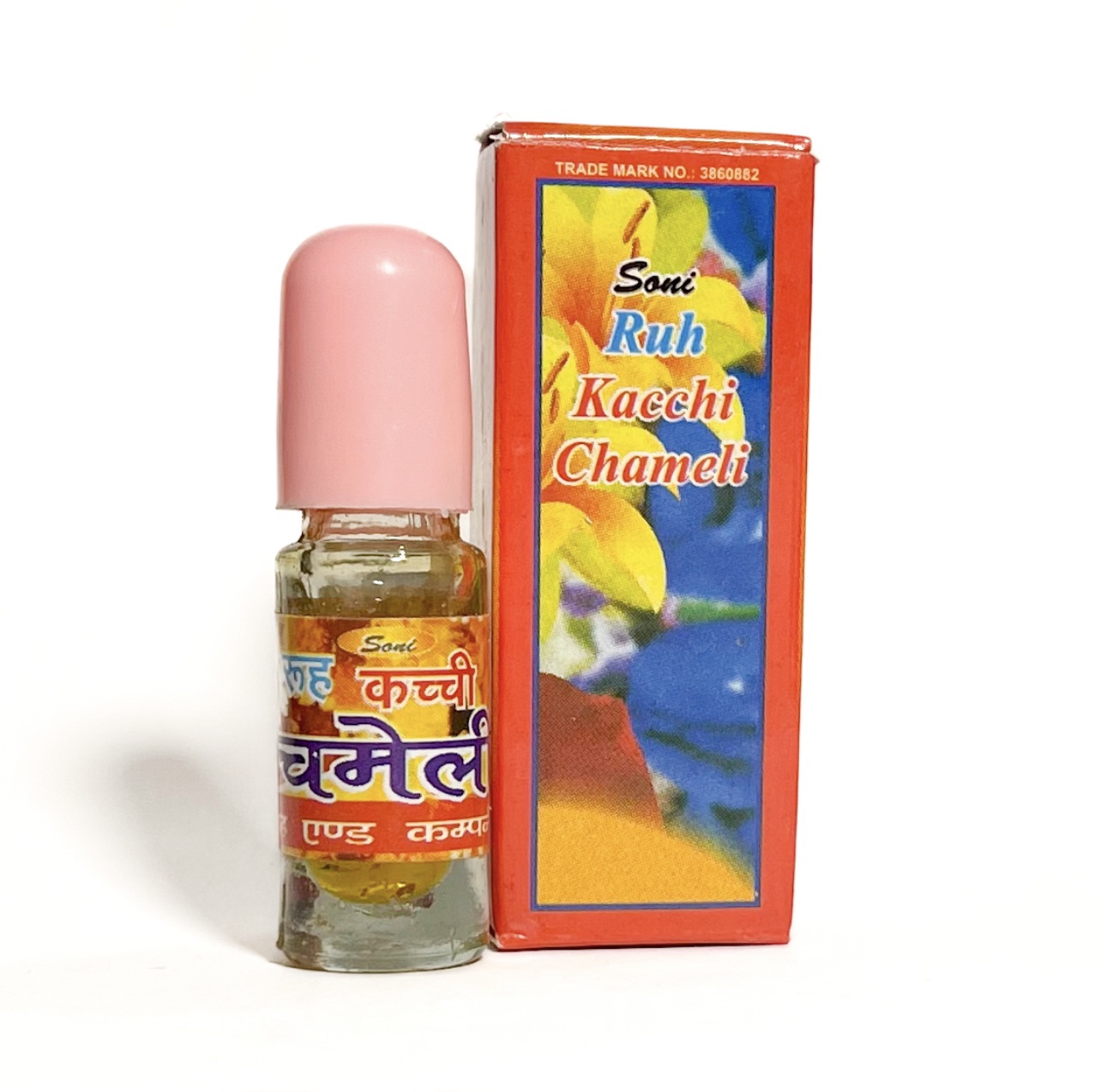 RUH KACCHI CHAMELI Fragrance, Soni Shah (РУХ КАЧЧИ ХАМЕЛИ, Индийские масляные духи, Сони Шан), 3 мл.