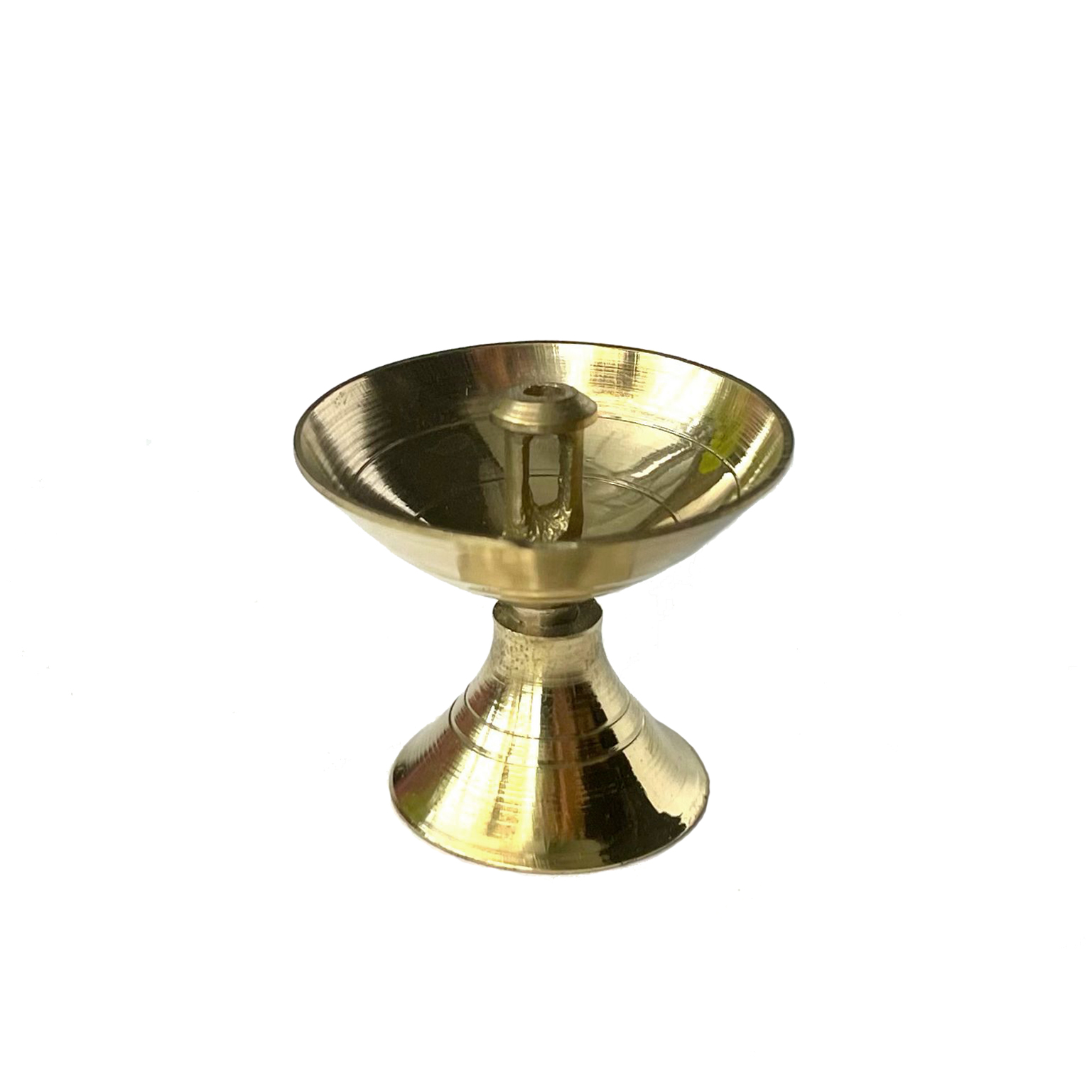 Лампадка МАЛАЯ (латунь, диаметр 4 см., высота 3,2 см.), 1 шт.