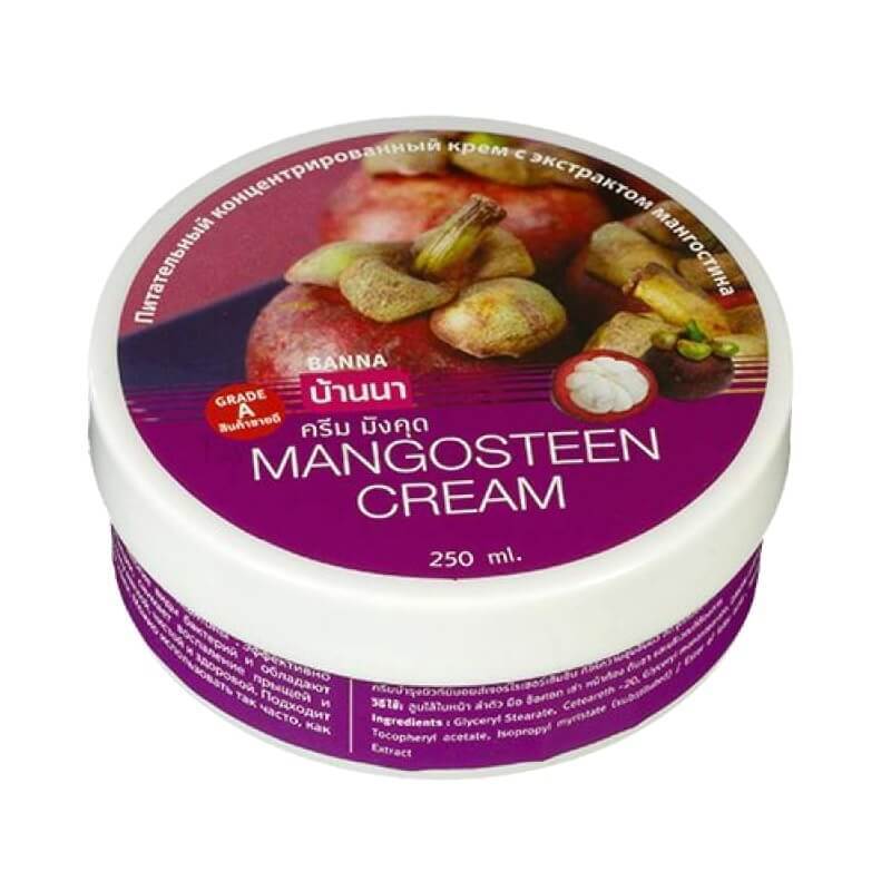 MANGOSTEEN Cream, Banna (Питательный концентрированный крем С ЭКСТРАКТОМ МАНГОСТИНА, Банна), 250 мл.