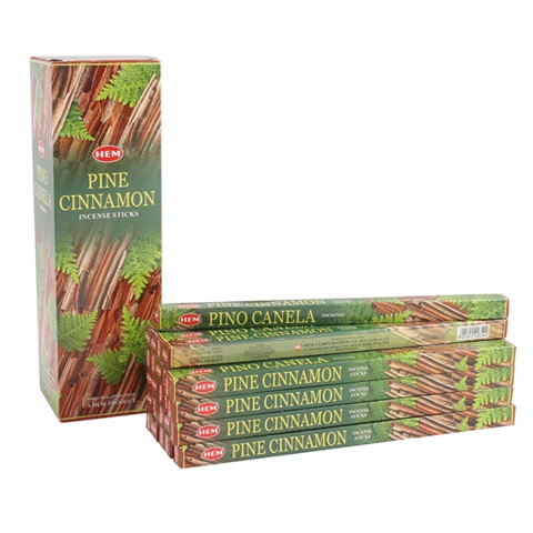 Hem Incense Sticks PINE CINNAMON (Благовония СОСНА КОРИЦА, Хем), уп. 8 палочек.