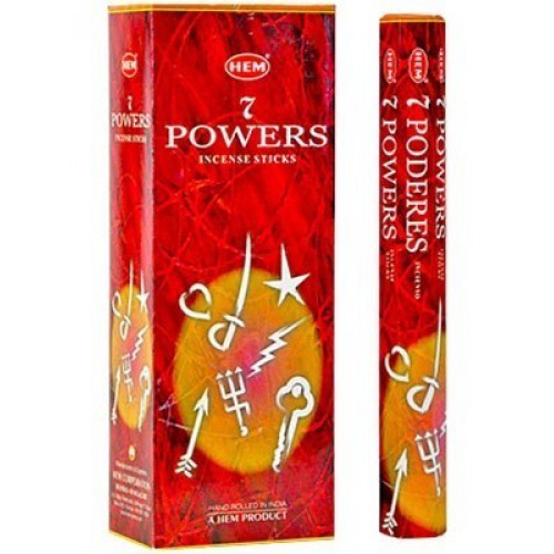 Hem Incense Sticks 7 POWERS (Благовония 7 СИЛ, Хем), уп. 20 палочек.