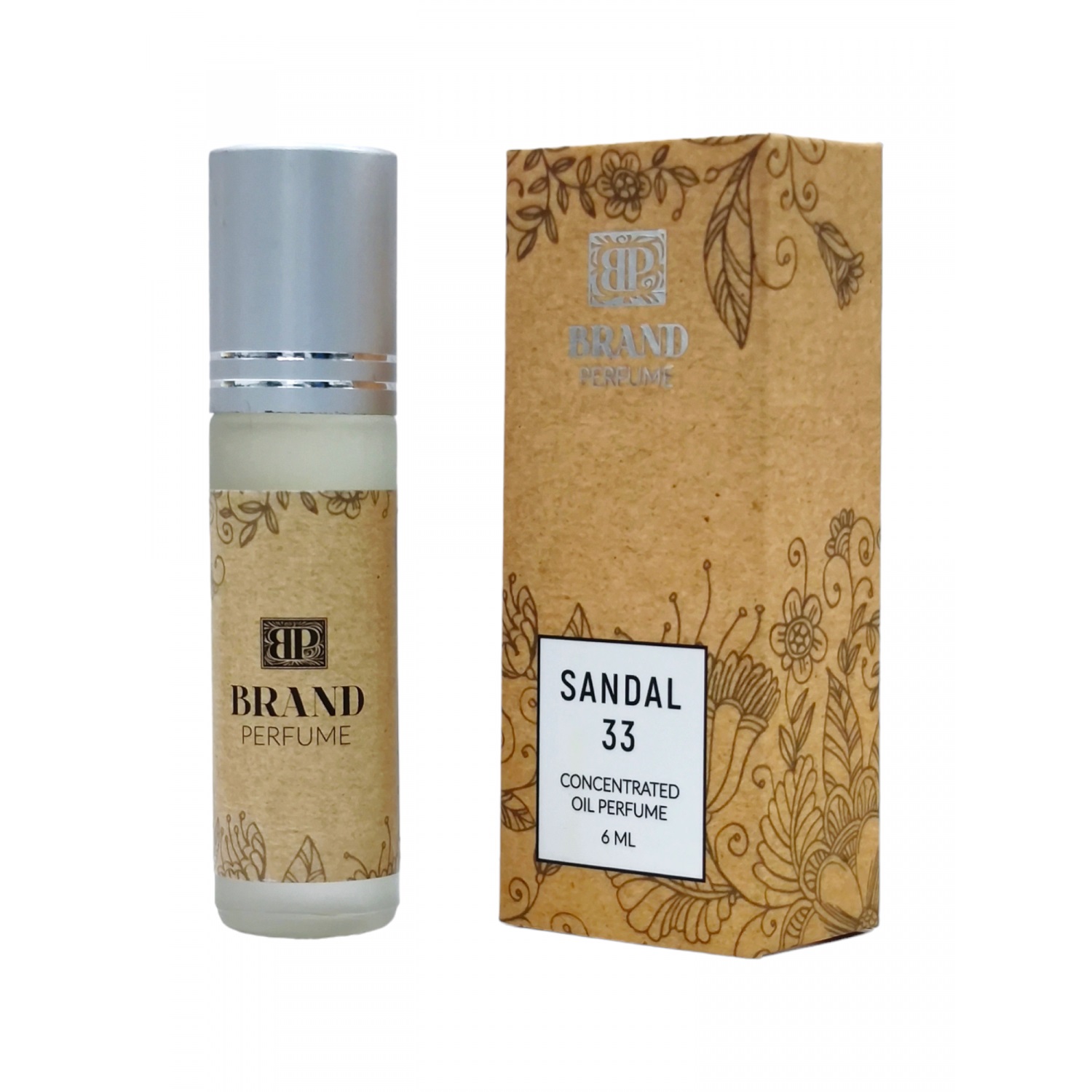 SANDAL 33 Concentrated Oil Perfume, Brand Perfume (Концентрированные масляные духи), ролик, 6 мл.