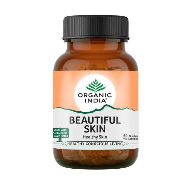 BEAUTIFUL SKIN, Healthy Skin, Organic India (КРАСИВАЯ КОЖА, здоровая кожа, Органик Индия), 60 капс.