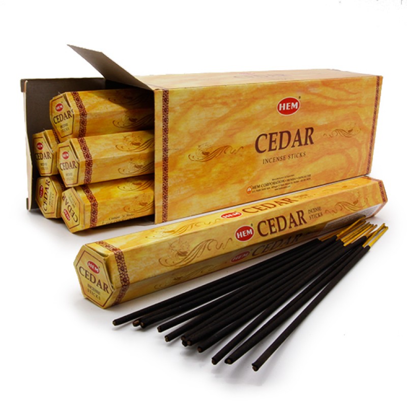 Hem Incense Sticks CEDAR (Благовония КЕДР, Хем), уп. 20 палочек.