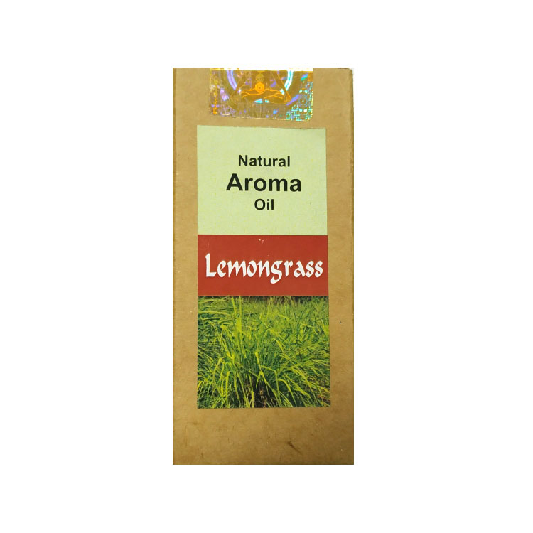 Natural Aroma Oil LEMONGRASS, Shri Chakra (Натуральное ароматическое масло ЛЕМОНГРАСС, Шри Чакра), 10 мл.