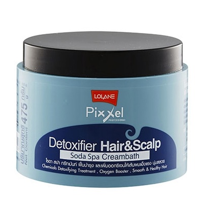 PIXXEL Detoxifier Hair & Scalp SODA SPA CREAMBATH, Lolane (Детокс-маска для волос и кожи головы СОДА СПА, Лолейн), 475 г.