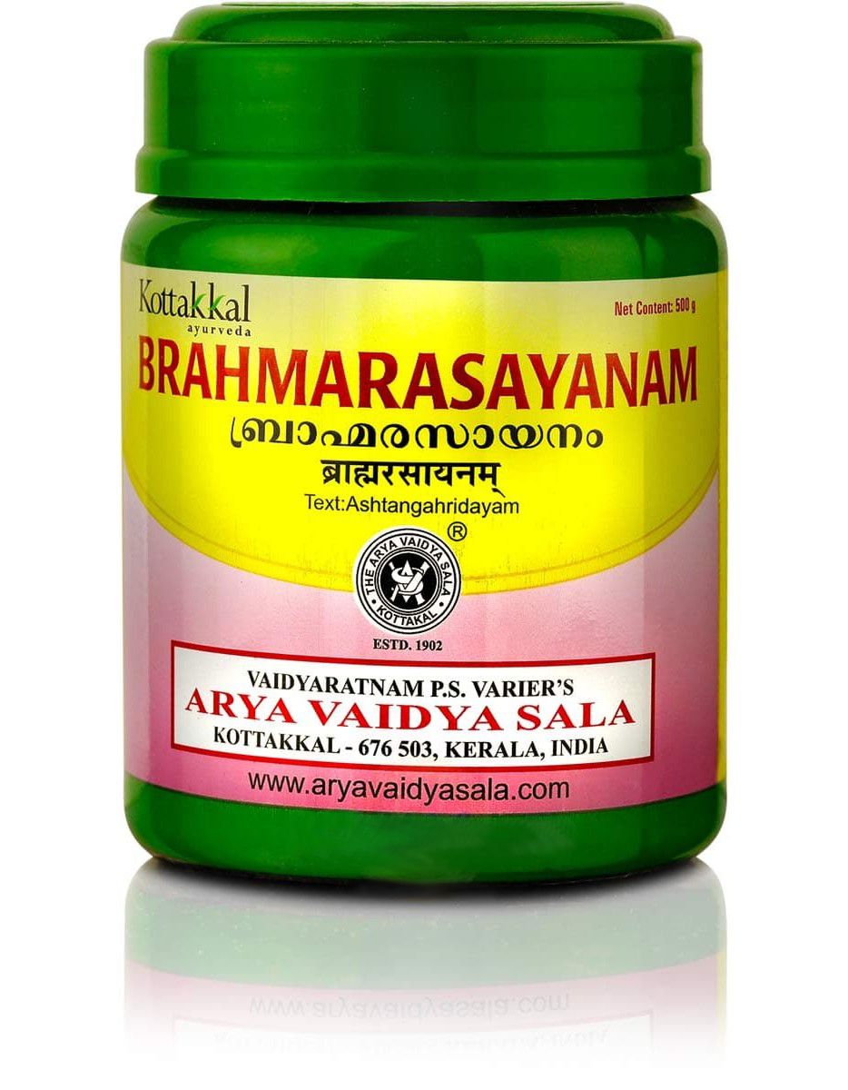 BRAHMARASAYANAM, Kottakkal (БРАХМАРАСАЯНАМ (Брахма Расаяна), травяной джем для улучшения мозговой деятельности, Коттаккал), 500 г.