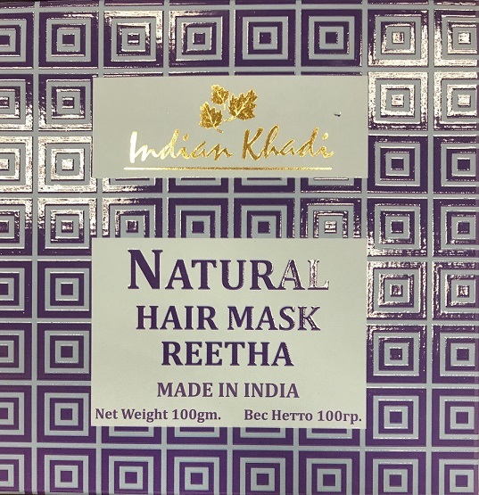 Natural Hair Mask REETHA, Indian Khadi (РИТА (аритха) натуральная маска для волос, Индиан Кхади), 100 г.