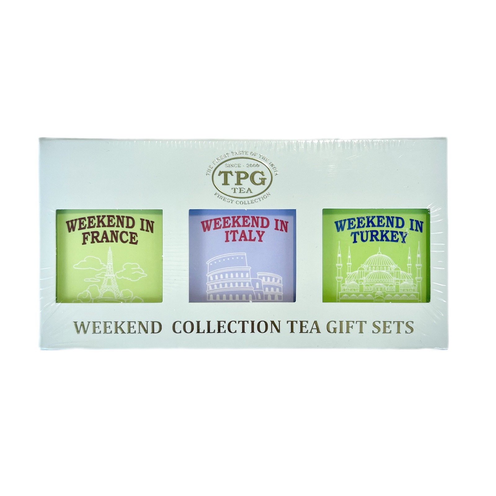 Weekend Collection TEA Gift Sets, Bharat Bazaar (Подарочный набор чая ФРАНЦИЯ, ИТАЛИЯ, ТУРЦИЯ, Бхарат Базаар), 1 уп.