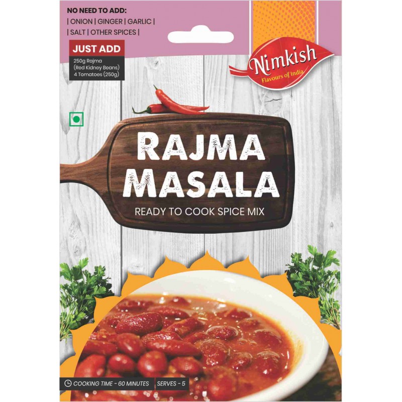 RAJMA MASALA Ready To Cook Spice Mix, Nimkish (РАДЖМА МАСАЛА смесь специй для быстрого приготовления, Нимкиш), 2x30 г.
