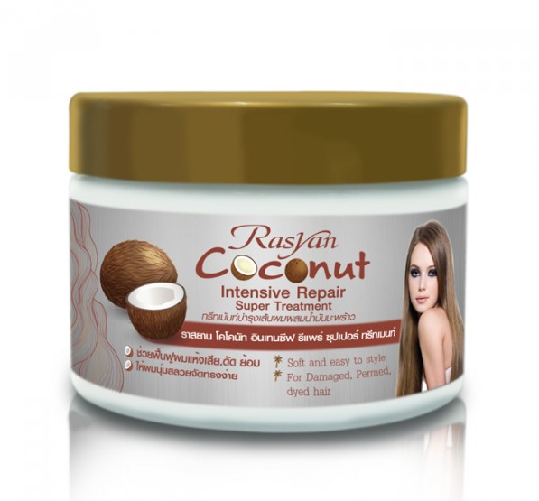 Rasyan COCONUT Intensive Repair Super Treatment, ISME (Маска для волос восстанавливающая С КОКОСОМ), 250 г.