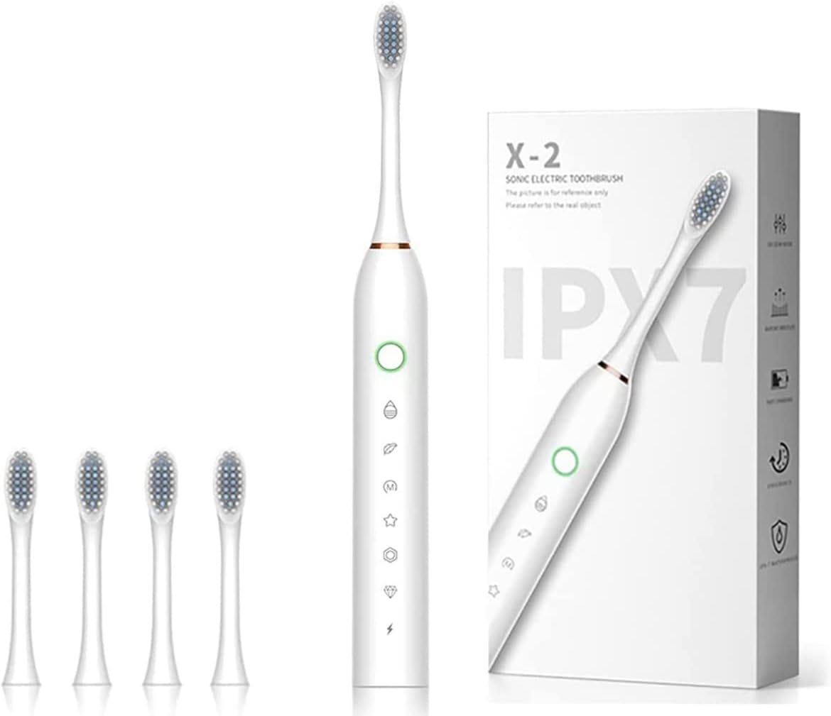 Sonic Electric Toothbrush Z2-X2 WHITE (Электрическая ультразвуковая зубная щётка БЕЛАЯ), 1 шт.