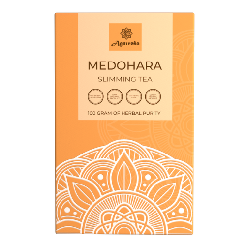 MEDOHARA Slimming Tea, Agnivesa (МЕДОХАРА аюрведический чай для похудения, Агнивеша), 100 г.