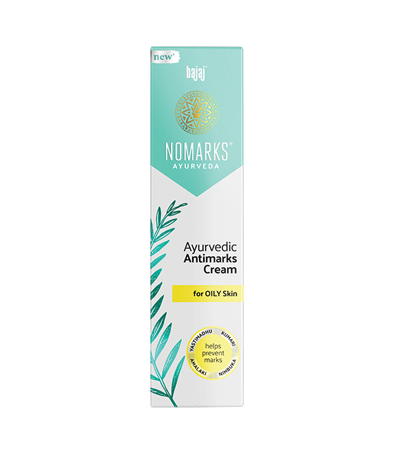 NOMARKS Аyurvedic Antimarks cream For OILY skin Bajaj (Крем для жирной кожи от темных пятен, Баджаж), 25 г.