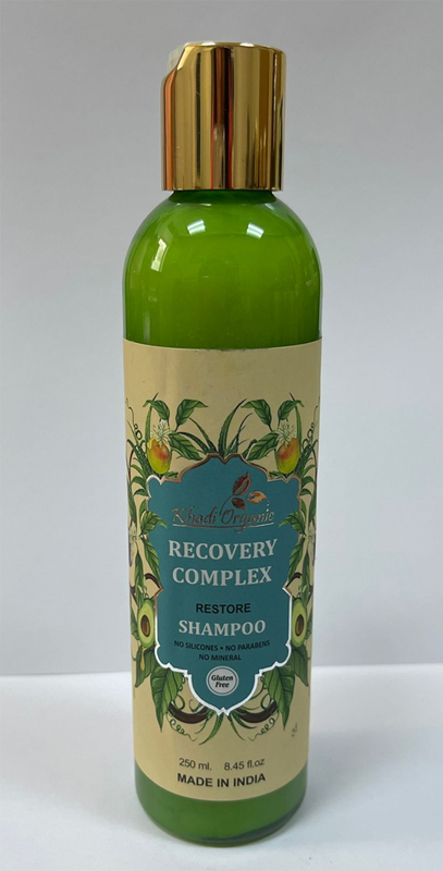 RECOVERY COMPLEX, Restore Shampoo, Khadi Organic (Восстанавливающий шампунь РЕКАВЕРИ КОМПЛЕКС, Кхади Органик), 250 мл.