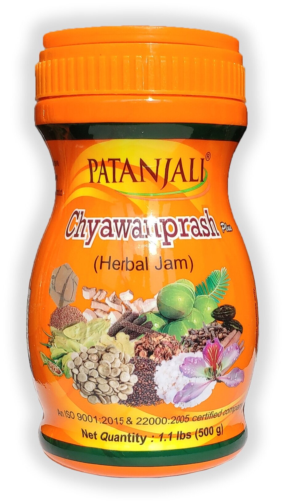CHYAWANPRASH Plus (Herbal Jam), Patanjali (ЧАВАНПРАШ Плюс, Патанджали), 500 г.