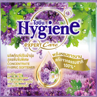 MORNING BLOOM Concentrate Fabric Softener, Hygiene (Концентрированный кондиционер для белья УТРЕННИЙ БУТОН), саше 20 мл.