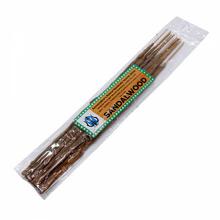 SANDALWOOD Ramakrishna's Natural Handmade Incense Sticks (САНДАЛОВОЕ ДЕРЕВО натуральные благовония ручной работы, Рамакришна), 20 г.